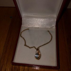 Gold Necklace with Pendant